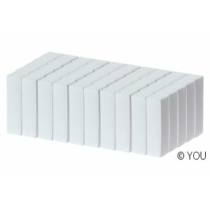 White buffer (50 pieces) Λίμες/Μπάφερ
